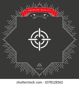 Aim icon symbol