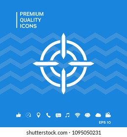 Aim icon symbol