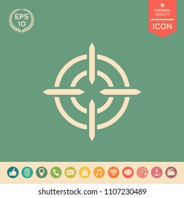 Aim icon symbol