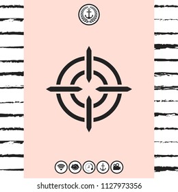 Aim icon symbol