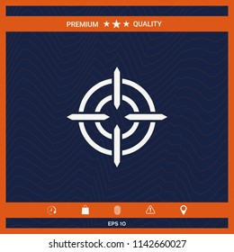 Aim icon symbol