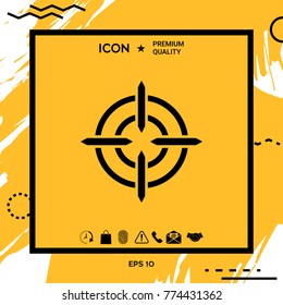 Aim icon symbol