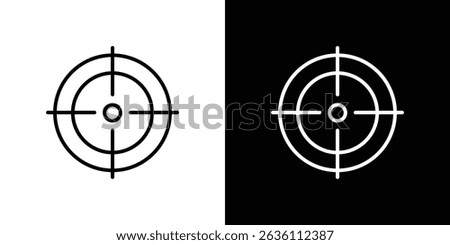 Aim icon symbol concept for graphic design, Website, UI. EPS