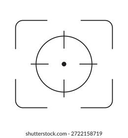 Ziel-Symbol. Zielsymbol modern, einfach, Vektor, Symbol für Website-Design, mobile App, ui. Vektorgrafik.