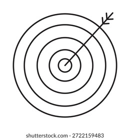 Ícone Aim, ícone do vetor de destino.