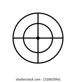 aim icon. Target icon. vector illustration