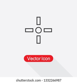 Aim Icon, Target Icon Vector Illustration Eps10