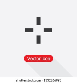 Aim Icon, Target Icon Vector Illustration Eps10