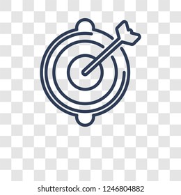Aim icon. Trendy Aim logo concept on transparent background from Startup Strategy and Success collection
