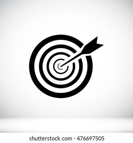 aim icon, vector best flat icon, EPS