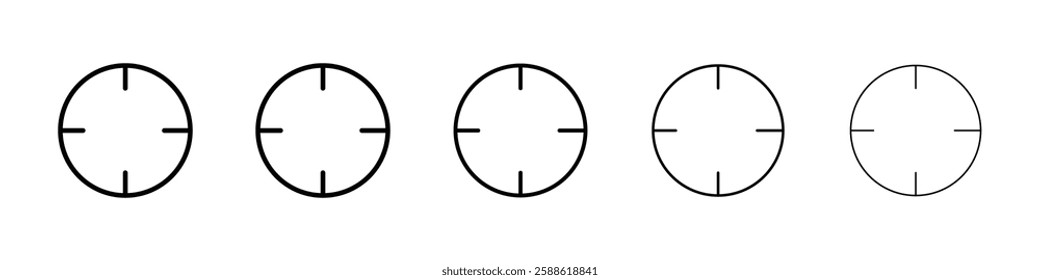 Aim icon Vector logo sign