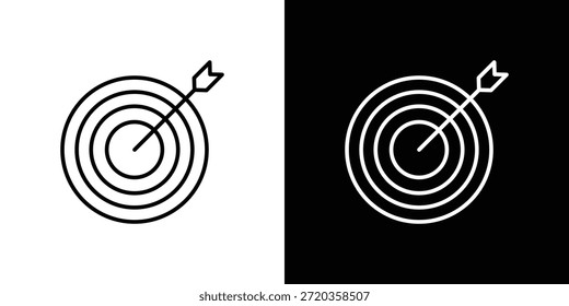 Vector blanco y negro, conjunto de iconos de línea.