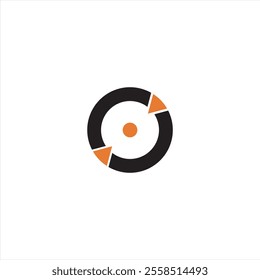 The AIM logo is a circle in black and orange