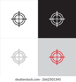 El símbolo de objetivo representa un enfoque y objetivos claros. Transmite dirección y precisión para el éxito. Este icono es perfecto para los conceptos de negocio y estrategia. Utilícelo para resaltar el logro del objetivo.