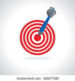 aim to target business concept 