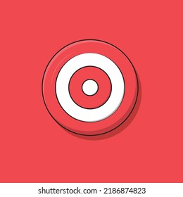 Aim Target Dart Vektorgrafik 