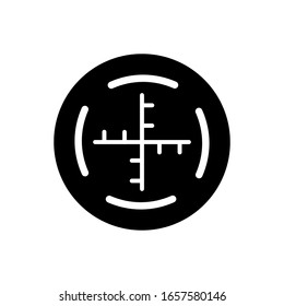 Zielsymbol-Design, flache Symbolsammlung