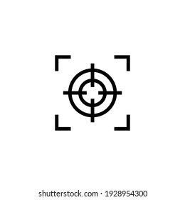 Aim Target icon symbol vector illustration