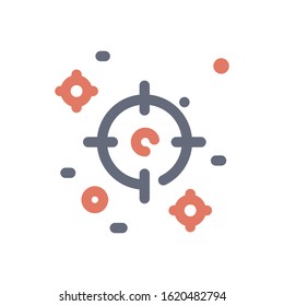 AIM Target Icon, world War and Military