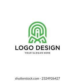 Vector de diseño de logotipo creativo de Aim Tech