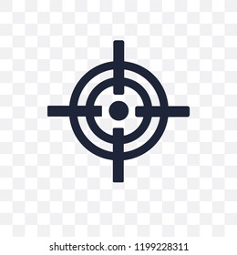 Aim transparent icon. Aim symbol design from Success collection. Simple element vector illustration on transparent background.