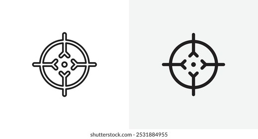 Conjunto de iconos de vector de objetivo. Ilustrador de Vector de stock. EPS 10
