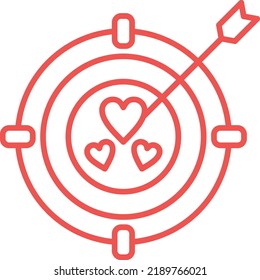 Aim vector icon. Can be used for printing, mobile and web applications.