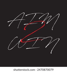 aspiran a ganar tipografía, estampado gráfico, dibujo Abstractas y diseño creativo para camisetas, tazas, camiseta gráfica, sudadera, estuches, etc. Ilustración en estilo moderno para ropa