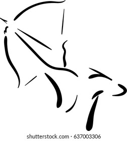 Aiming archer