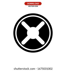 aiming icon or logo isolated sign symbol vector illustration - high quality black style vector icons
