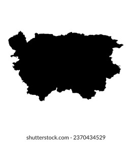 Ain Defla province map, administrative division of Algeria.