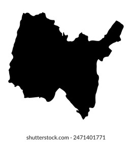 Ain department map, administrative division of France. Vector illustration.