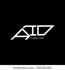 AIO logo design, AIO simple and modern logo. AIO luxurious alphabet design  