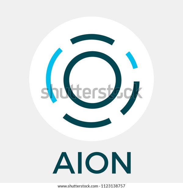 Aion Vector Logo Thirdgeneration Blockchain Network Stock Vector Royalty Free 1123138757