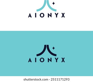 Aionyx: Futuristic AI Technology Logo Design