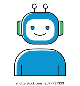 AI-Powered Automation and Robotics Vector Icon Design