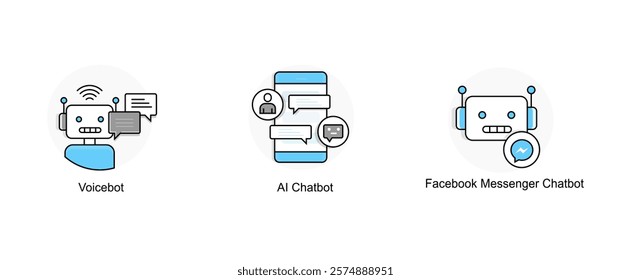 AI-Powered Communication Tools. AI engagement, Messenger chatbot, CRM integration, voicebots, intelligent customer interaction, customer engagement, business tools