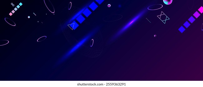 AI-Powered Design futuristic cyberpunk New Naturalism background cosmos synthwave vaporwave retrowave glitch circle