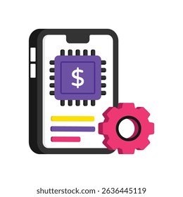 Ai-powered Vector style icon. Eps 10 file