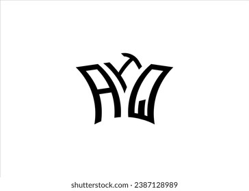AIQ Initial Monogram Letter Business And Simple Modern Logo