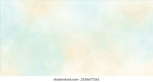 Air abstract background in cool pastel colors. Brush stroked painting.