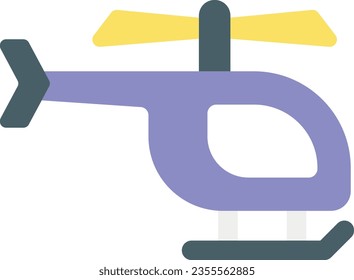 estilo de diseño de iconos planos de ambulancia aérea 