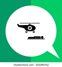 Air Ambulance Simple Icon