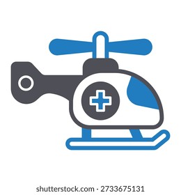 Air Ambulance Vector Icon which can easily modify or edit

