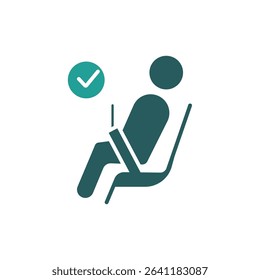 air bag icon. vector.Editable stroke.linear style sign for use web design,logo.Symbol illustration.