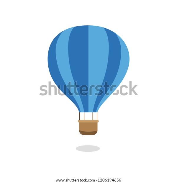 Luftballon Cartoon Stil Kinderzeichnung Stock Vektorgrafik Lizenzfrei