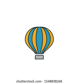 Air Ballon icon. Simple element from transport icons collection. Creative Air Ballon icon ui, ux, apps, software and infographics.