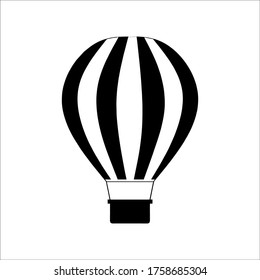 air ballon icon vector illustration logo template