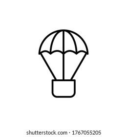 air ballon icon vector sign symbol