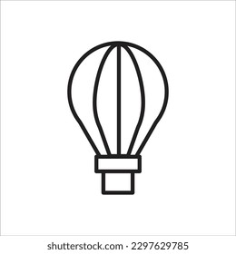 icono de nueva línea de balón de aire